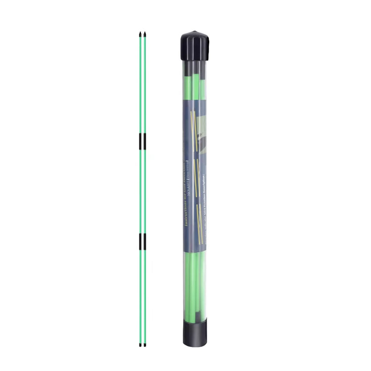 Golf Alignment Sticks 2 Sets 48Inch Alignment Practice Rods Golf Swing Training Tools Collapsible 5 Colors Golf Accessories