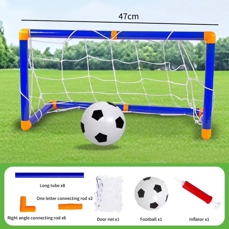 Portable Micro Soccer Goal Set (Net, Pump, Ball Included) | Lightweight Indoor/Outdoor Gear for Park & Beach Training