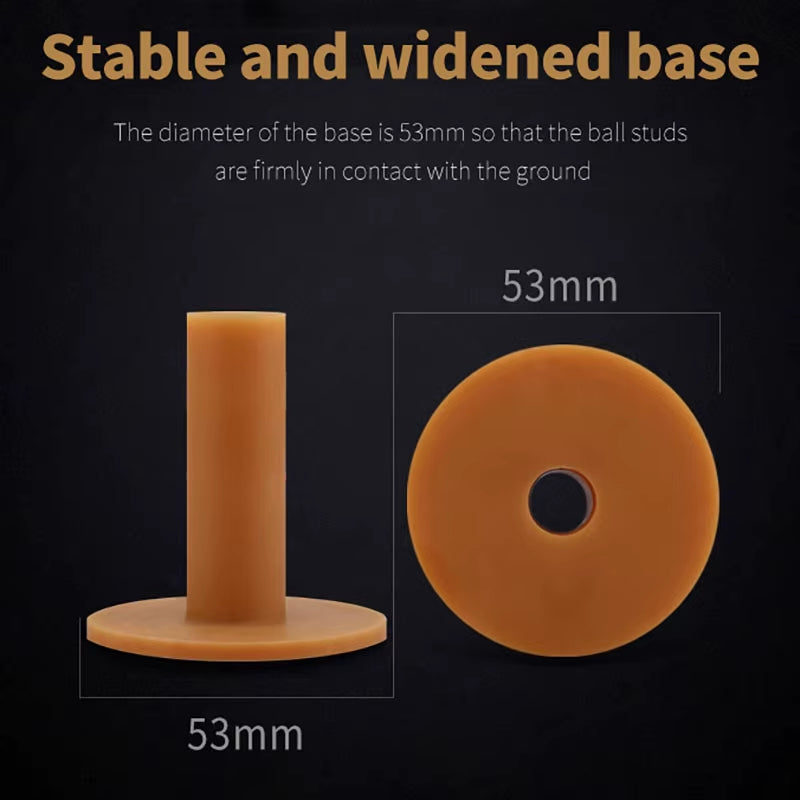 4Pcs Training Practice Tee Mat Golves Ball Hole Holders Beginner Trainer Practice Rubber Golf Tee Holder QT001