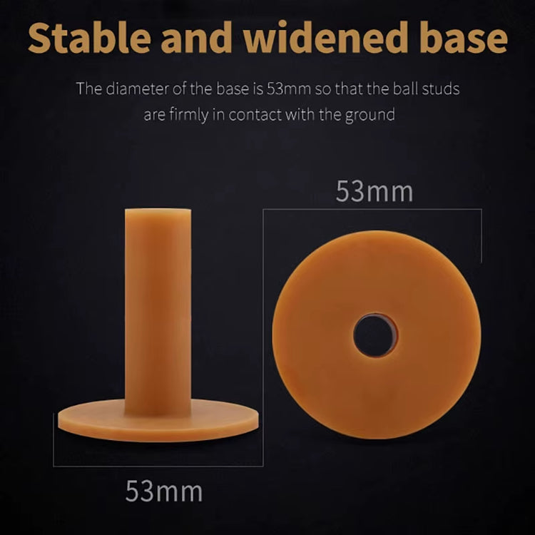 4Pcs Training Practice Tee Mat Golves Ball Hole Holders Beginner Trainer Practice Rubber Golf Tee Holder QT001