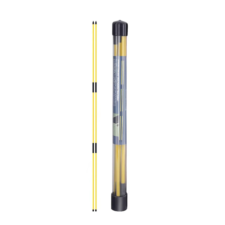 Golf Alignment Sticks 2 Sets 48Inch Alignment Practice Rods Golf Swing Training Tools Collapsible 5 Colors Golf Accessories