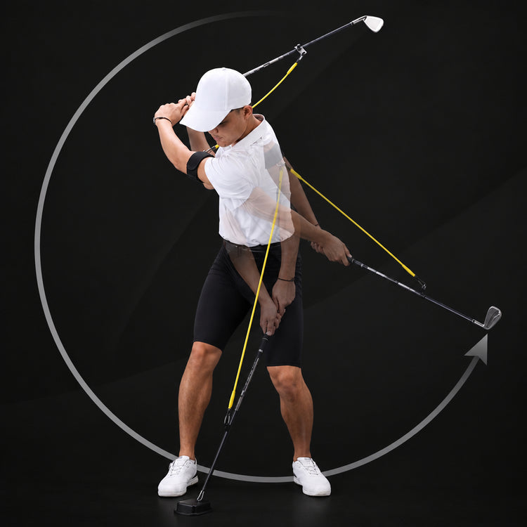 Golf Swing Tension Belt Band Golf Swing Trainer Strength Trainer Action Supplies Golf Club Correction Strong Device JZQ025