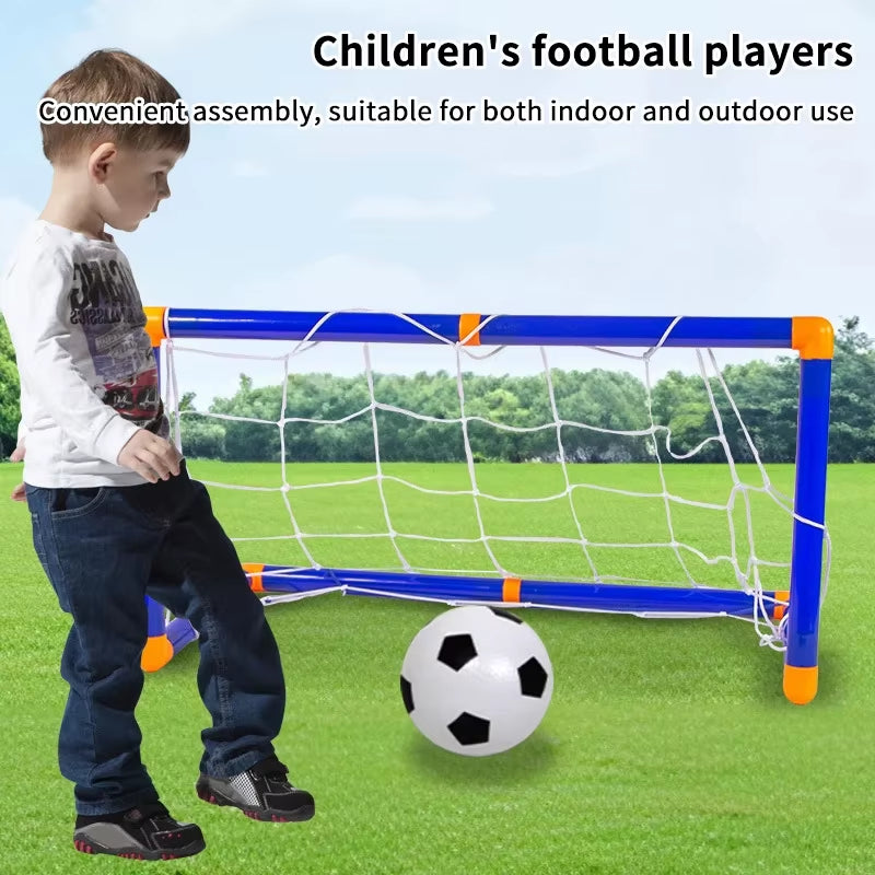 Portable Micro Soccer Goal Set (Net, Pump, Ball Included) | Lightweight Indoor/Outdoor Gear for Park & Beach Training