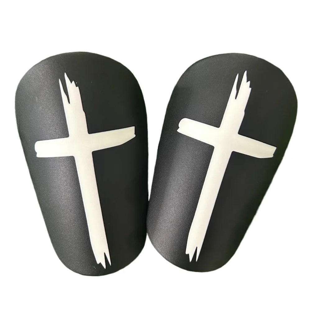 1 Pair Shin Pads EVA Cross Soccer Miniature Shin Guard Shock Absorbing Mini Shin Guards Lightweight for Kids Youth and Adults
