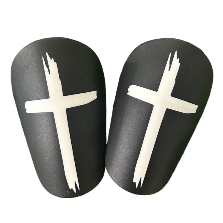 1 Pair Shin Pads EVA Cross Soccer Miniature Shin Guard Shock Absorbing Mini Shin Guards Lightweight for Kids Youth and Adults