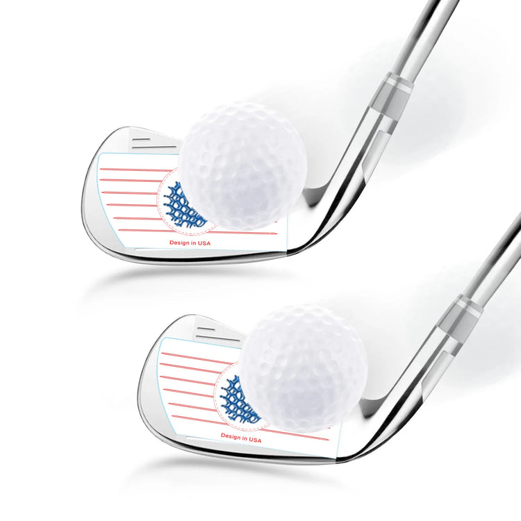 125/250P Golf Club Impact Tape Stickers Labels for Driver Woods Irons, Ball Hitting Recorder Training Aids for Swing Practice